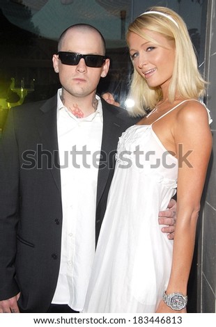 Benji Madden, Paris Hilton attending Charity Auction To Benefit PS Arts, Organization for Children\'s Arts Education, Photographers\' Gallery, Los Angeles, June 27, 2008