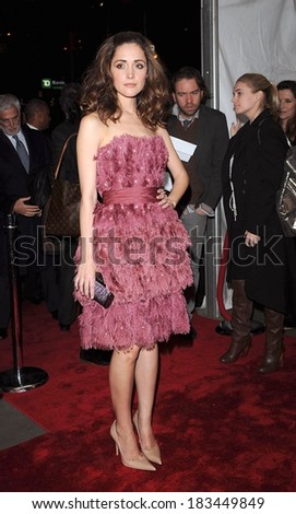 Rose Byrne, wearing a Christian Cota dress, at KNOWING Premiere, AMC Loews Lincoln Square Theatre, New York, NY March 09, 2009