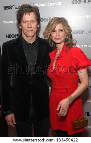 Kevin Bacon, Kyra Sedgwick at TAKING CHANCE Premiere, Screening Room at Time Warner Center, New York, NY 2/11/2009 Photo By Jay Brady/Everett Collection/Everett Collection