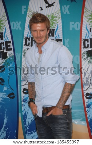 David Beckham in the press room for Teen Choice Awards 2010 - PRESS ROOM, Gibson Amphitheatre, Los Angeles, CA August 8, 2010