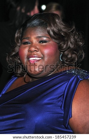 Gabourey Sidibe at The National Board of Review of Motion Pictures 2010 Gala, Cipriani Restaurant 42nd Street, New York, NY January 12, 2010
