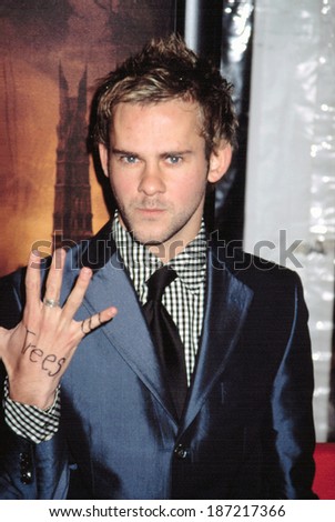 Dominic Monaghan at the premiere of THE LORD OF THE RINGS THE TWO TOWERS, 12/5/2002