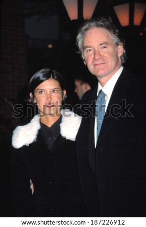 Phoebe Cates and Kevin Kline at NATIONAL BOARD OF REVIEW AWARDS, NY 1/7/2002