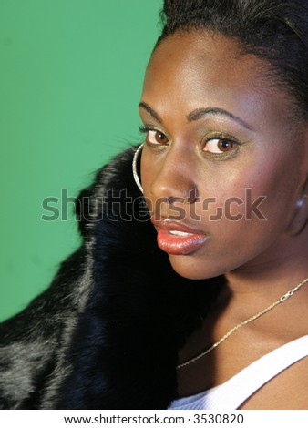 Beautiful Fashionable African American Woman