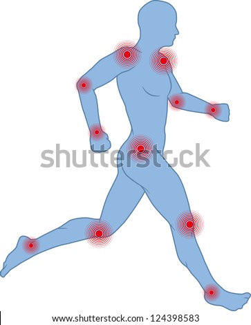 Joints Pain Stock Vector Illustration 124398583 : Shutterstock