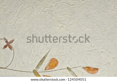 Mulberry paper texture background. Retro, rough and rustic handmade paper