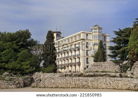 NICE, FRANCE, French Riviera - March 20: luxury hotel \