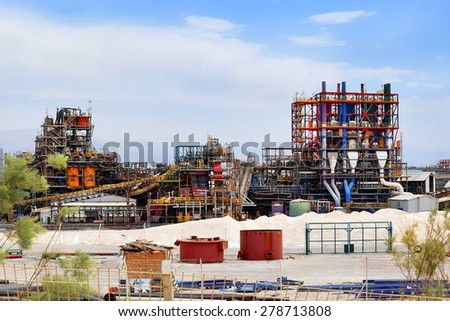 plant for the production of mineral fertilizers and magnesium on the Dead Sea in Israel