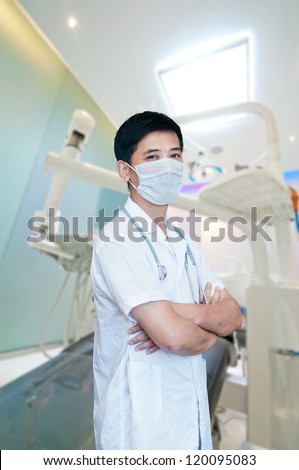 expertise handsome senior doctor hospital portrait  [Photo Illustration]