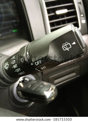 Control of automobile wiper blades