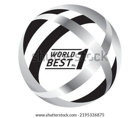 world best no. one concept logo  vector for template, idea.