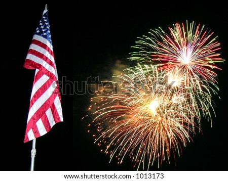 Flag Fireworks 2