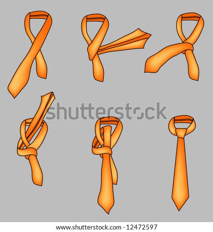 vector instructions how to tie a tie