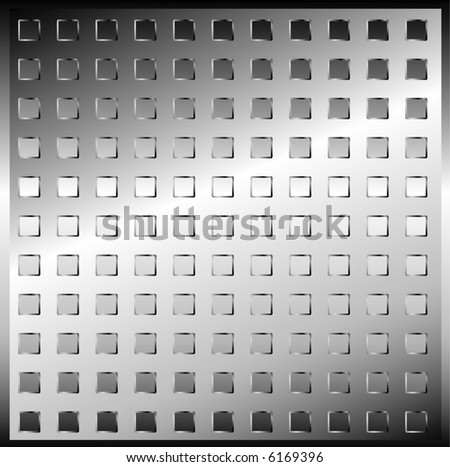 vector perforated metal plate