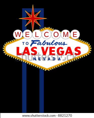 Vector Sign Of Las Vegas - 8821270 : Shutterstock