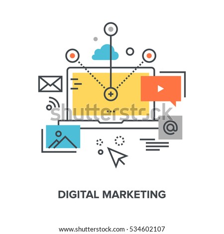 digital marketing concept