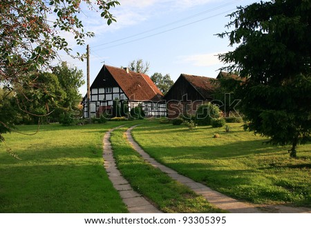 Similar – Image, Stock Photo Swolowo Village