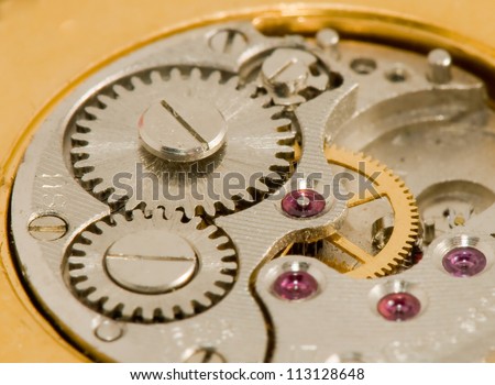 Macro - inside a watch movement