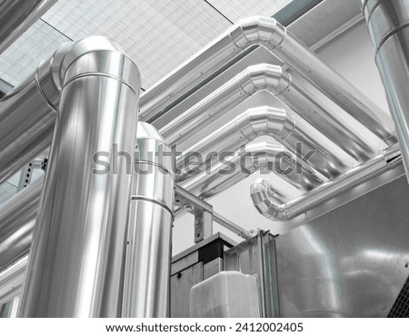 Similar – Image, Stock Photo The water pipe of a construction site