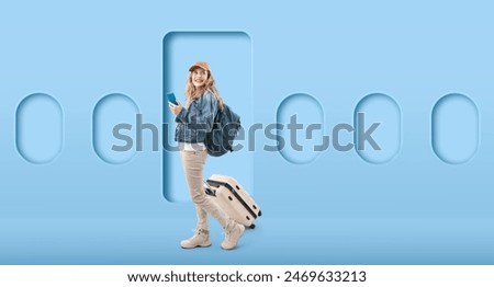 Similar – Image, Stock Photo last destination.