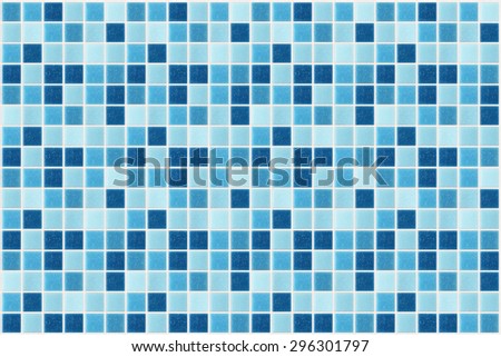 small square tiles of blue color