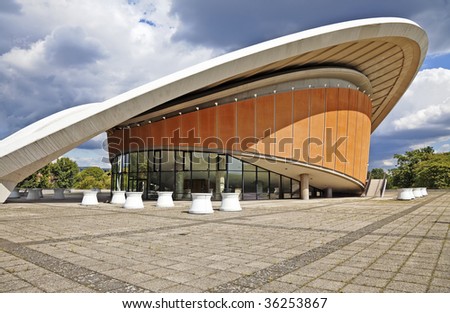 Image, Stock Photo Congress hall (pregnant oyster) in Berlin