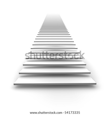 An Image Of A White Stairway To Heaven Stock Photo 54173335 : Shutterstock