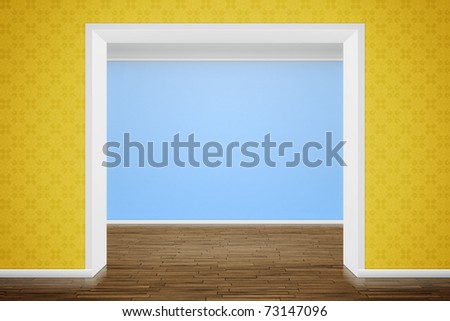 An image of a nice room with a wall for your content