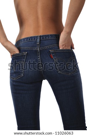 Perfect Body In Jeans Stock Photo 11026063 : Shutterstock