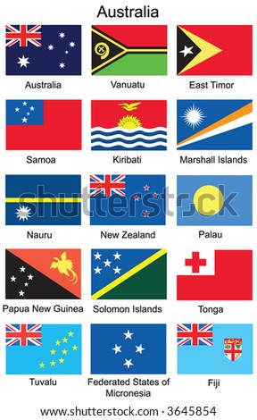 Australia Flags.