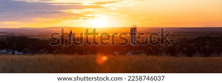 Similar – Image, Stock Photo Last lights after a long celebration