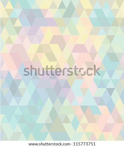 Seamless geometric pattern in pastel tints #2