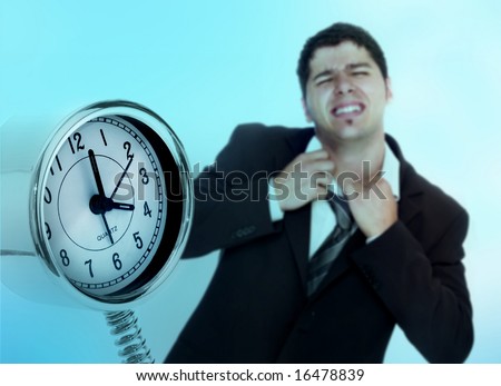 4 clock,finitely end of working time