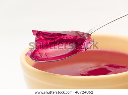 raspberry gelatin