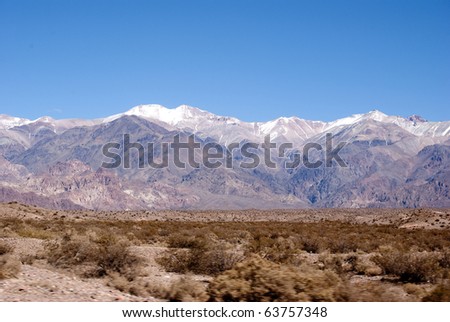 Cordillera de los Andes, Mendoza