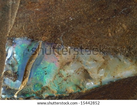 Detail of opal stone