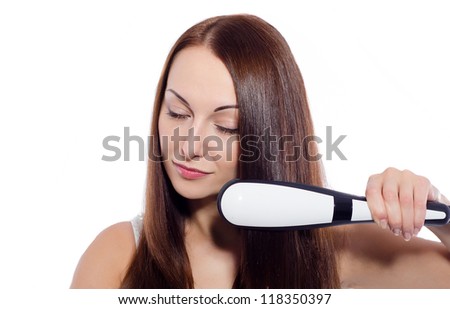 healthy hair straightening