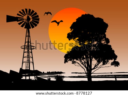 vector windmill