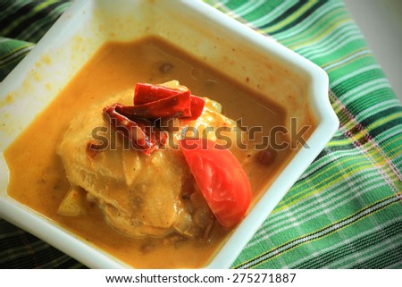 Massaman curry food culture of Thailand