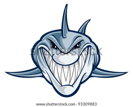 Great White Shark Stock Vector Illustration 93309883 : Shutterstock