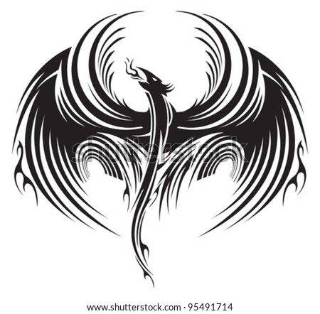 Phoenix Stock Vector 95491714 : Shutterstock