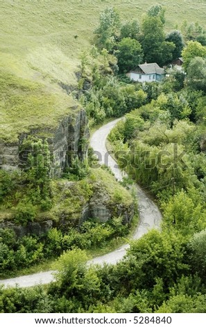 Twisting road to home, shooted in Ukraine