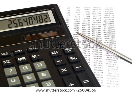 black tax calculation and pen