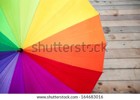 Color an umbrella