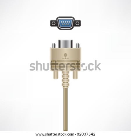 Serial Port (Dial-up Modem) plug plug & socket