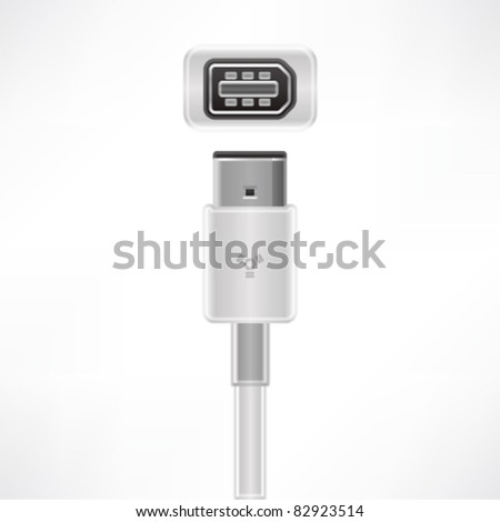 IEEE 1394 plug & socket