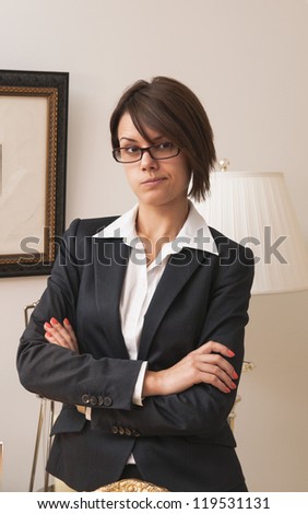 young woman manager in the office