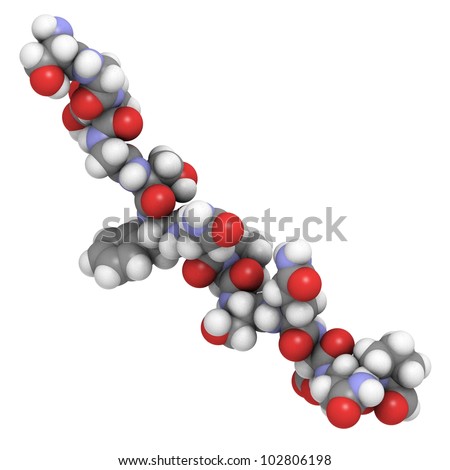 Deamidated Gliadin (Gluten) Peptide Fragment, Chemical Structure ...