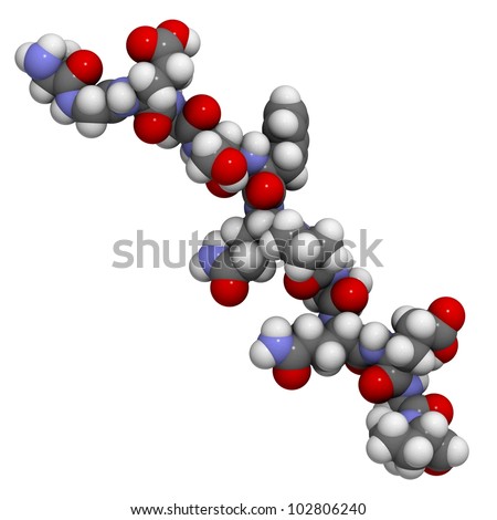 Deamidated Gliadin (Gluten) Peptide Fragment, Chemical Structure ...