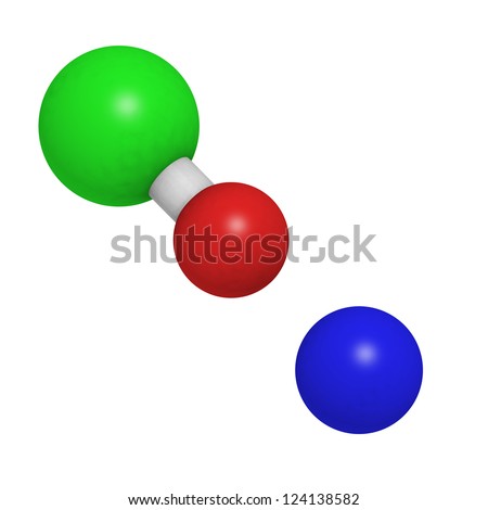 Sodium Hypochlorite (Naocl), Chemical Structure. Naocl Is Used In ...